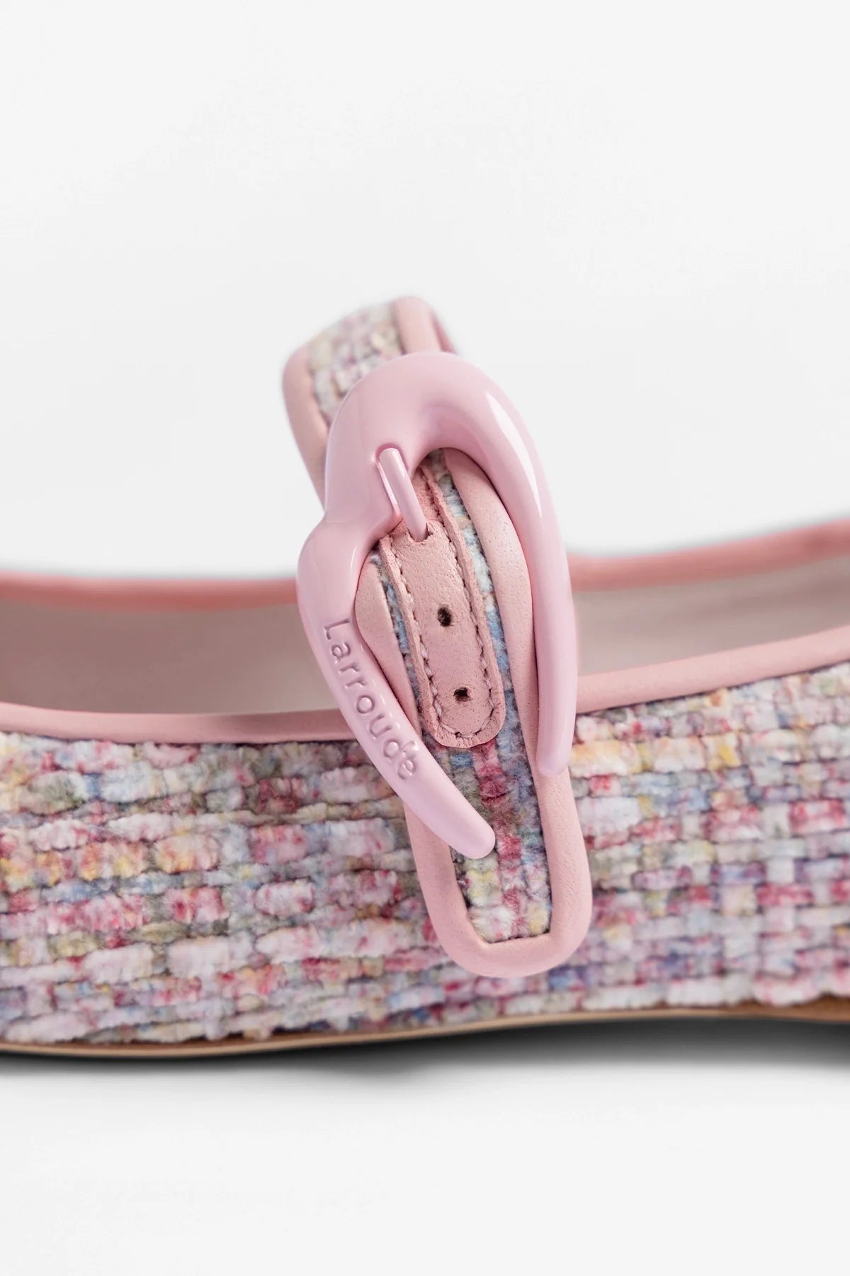 Verona Ballet Flat Tulip Printed Tweed