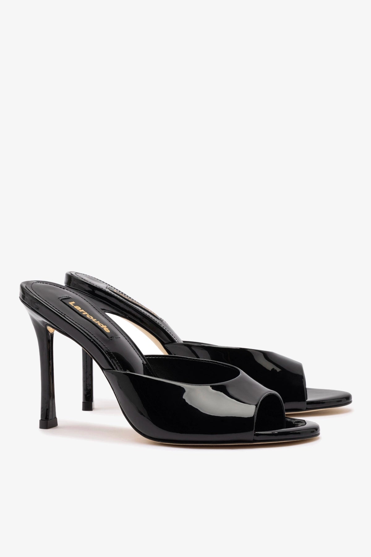 Jasmine Hi Mule In Black Leather