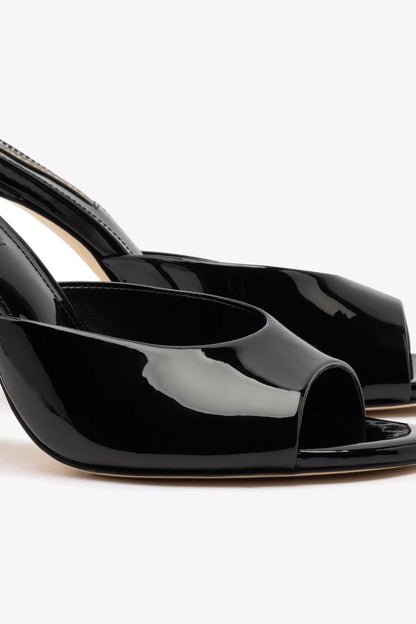 Jasmine Hi Mule In Black Leather