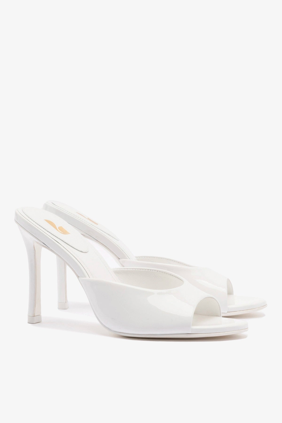 Jasmine Hi Mule In White Leather