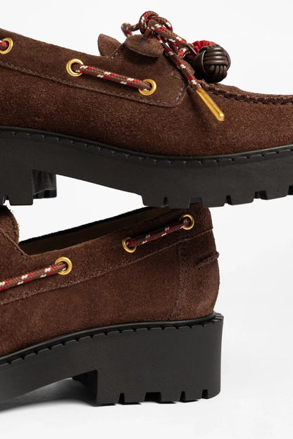 Cyprus Lugsole Loafer Brown Suede
