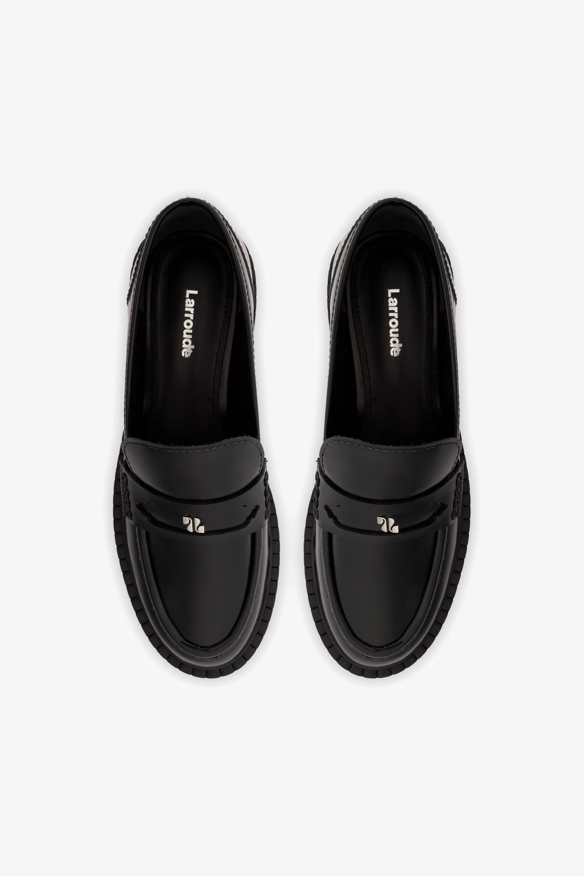 Suki Lugsole Loafer In Black Box Leather