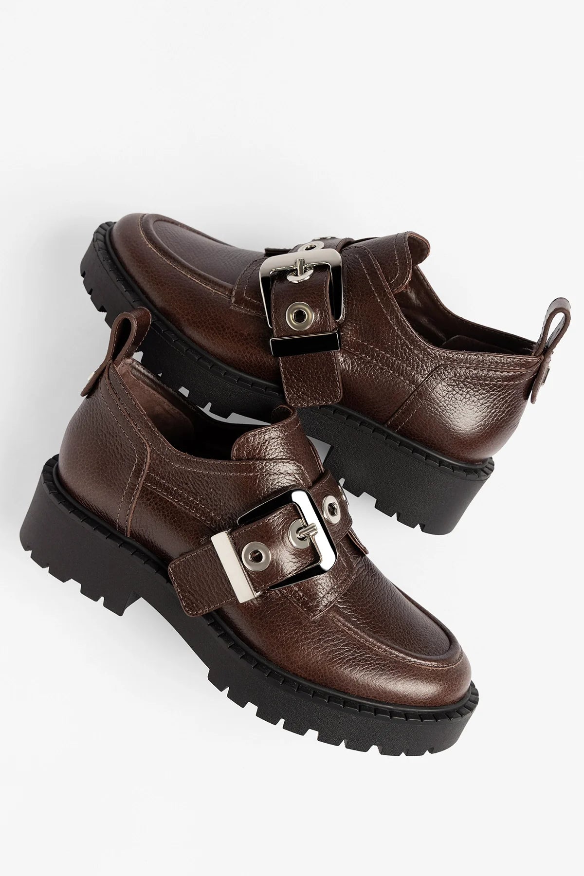 Stewart Lugsole Loafer Brown Leather