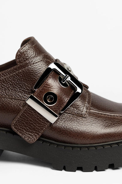 Stewart Lugsole Loafer Brown Leather