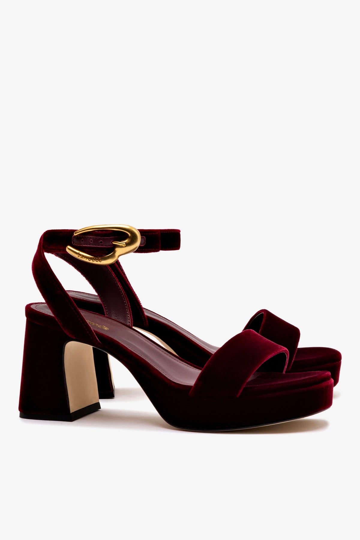 Dolly Verona Low Sandal Wine Velvet