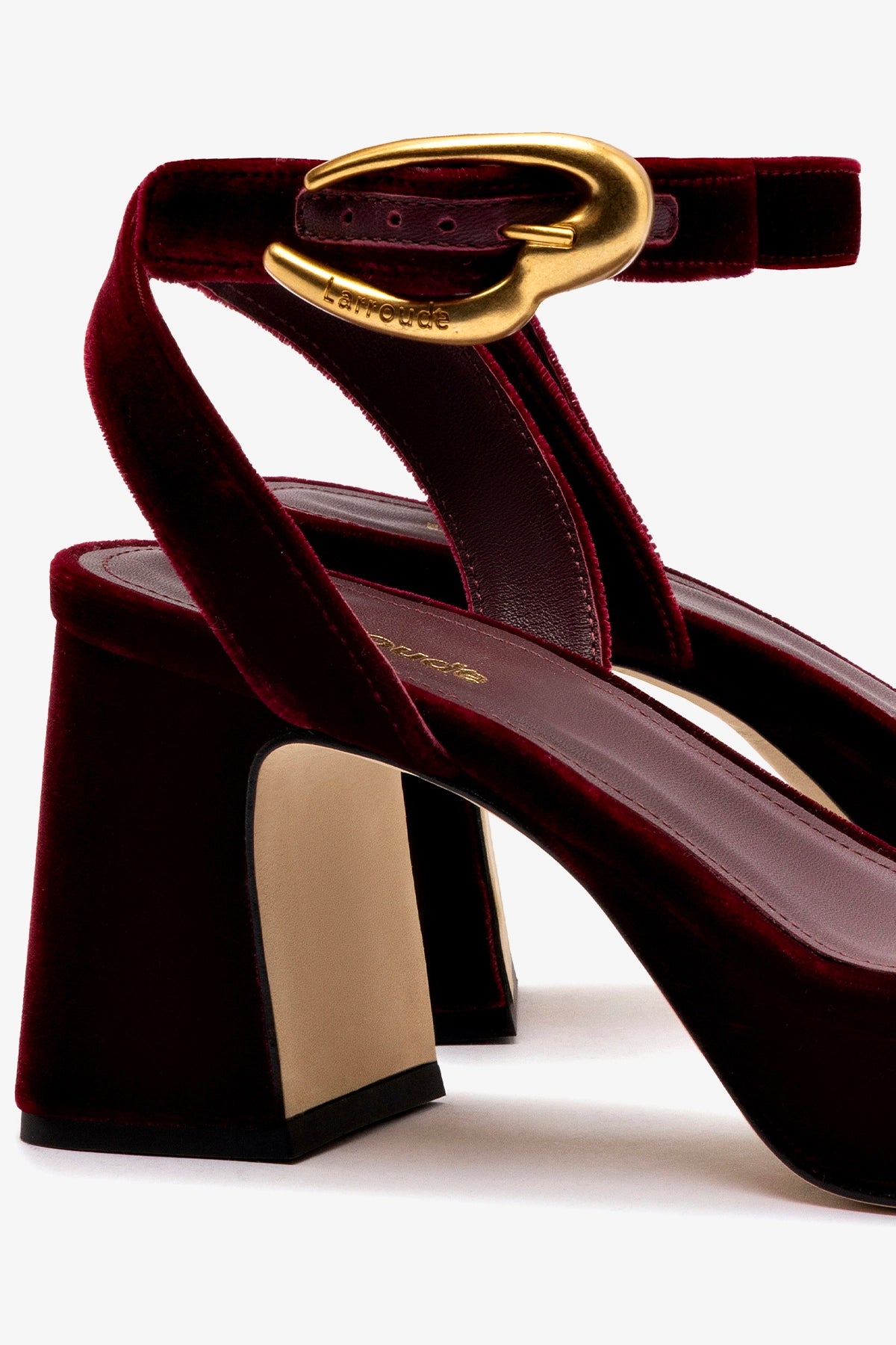 Dolly Verona Low Sandal Wine Velvet
