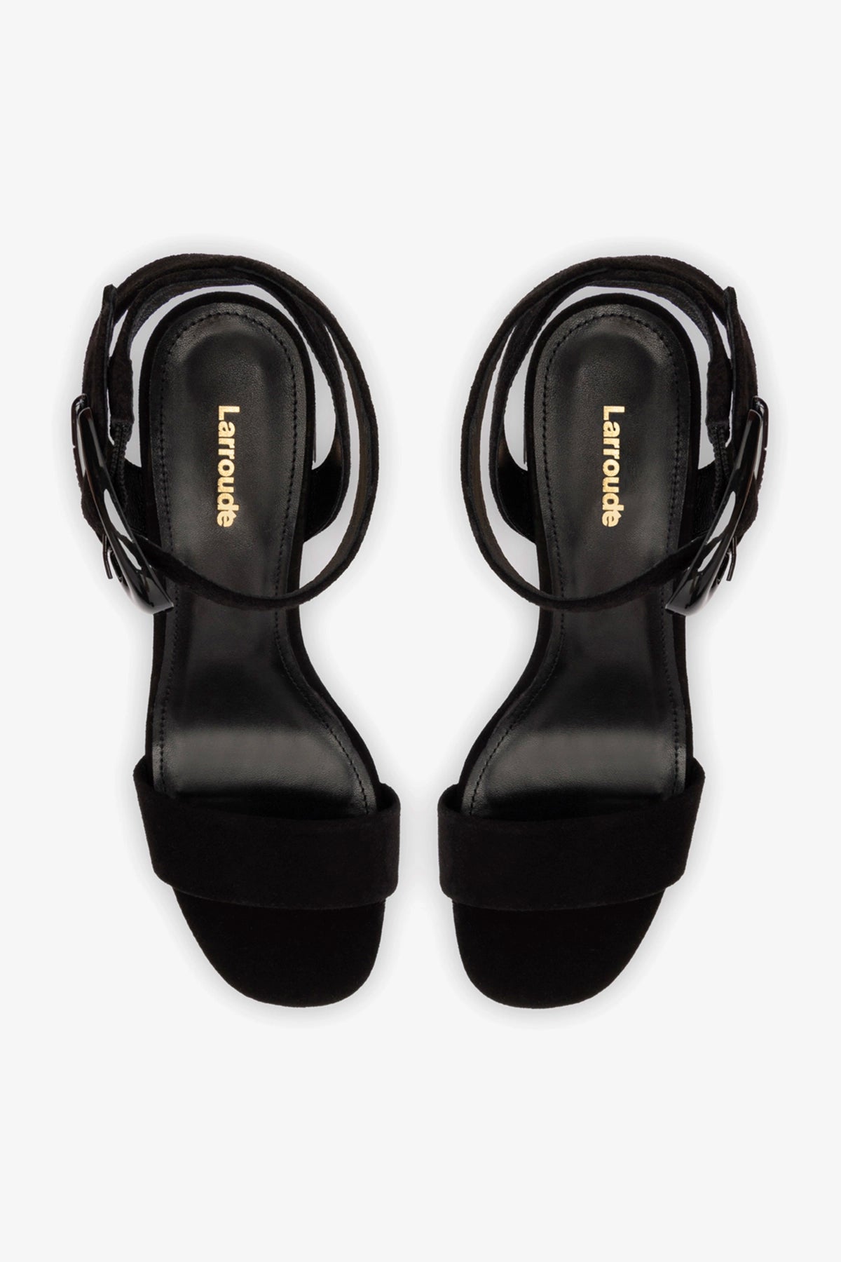 Dolly Verona Low Sandal In Black Suede