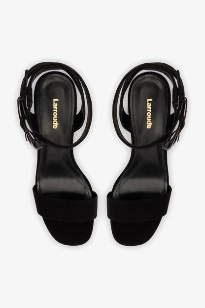 Dolly Verona Low Sandal In Black Suede