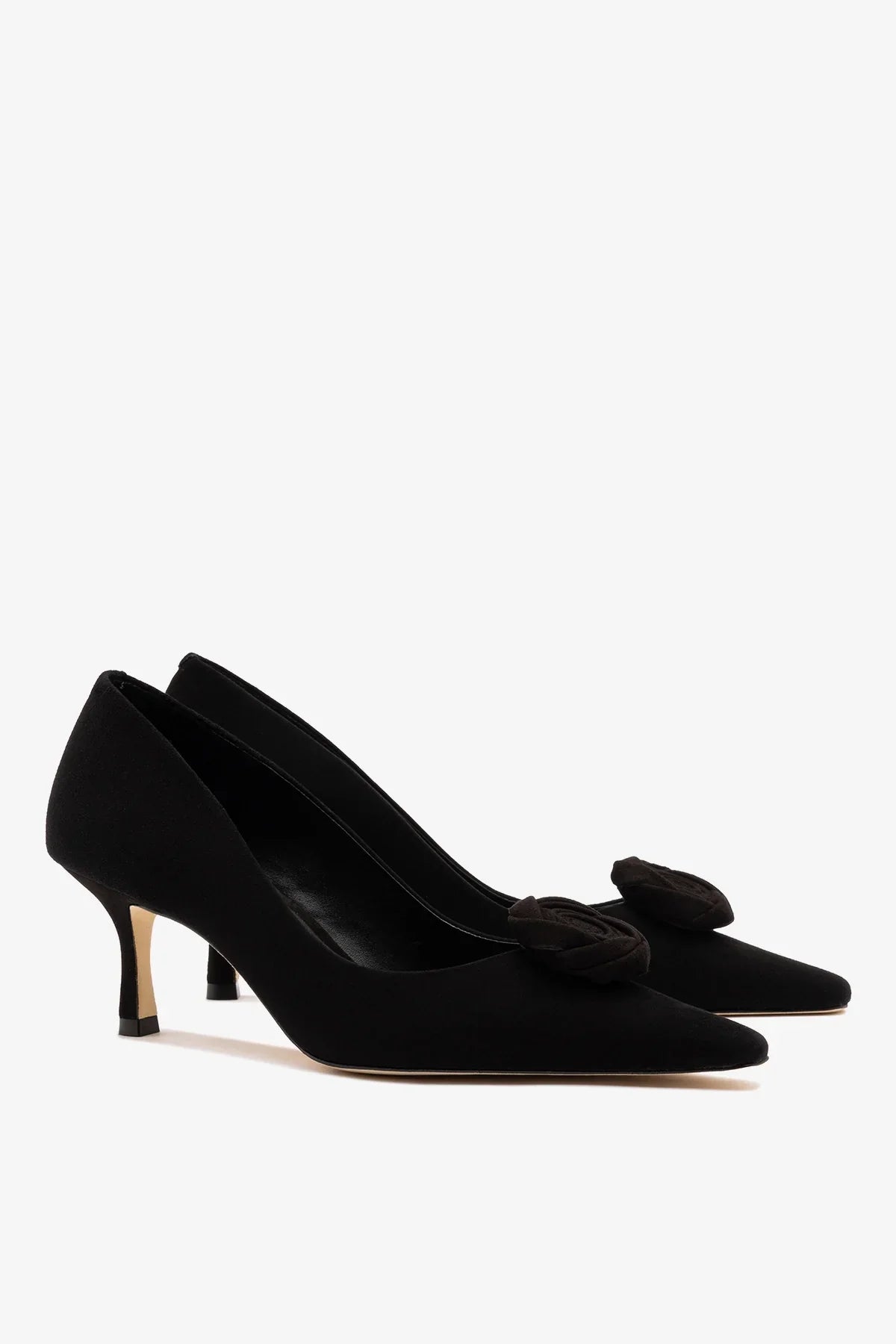 Carine Low Pump Black Leather