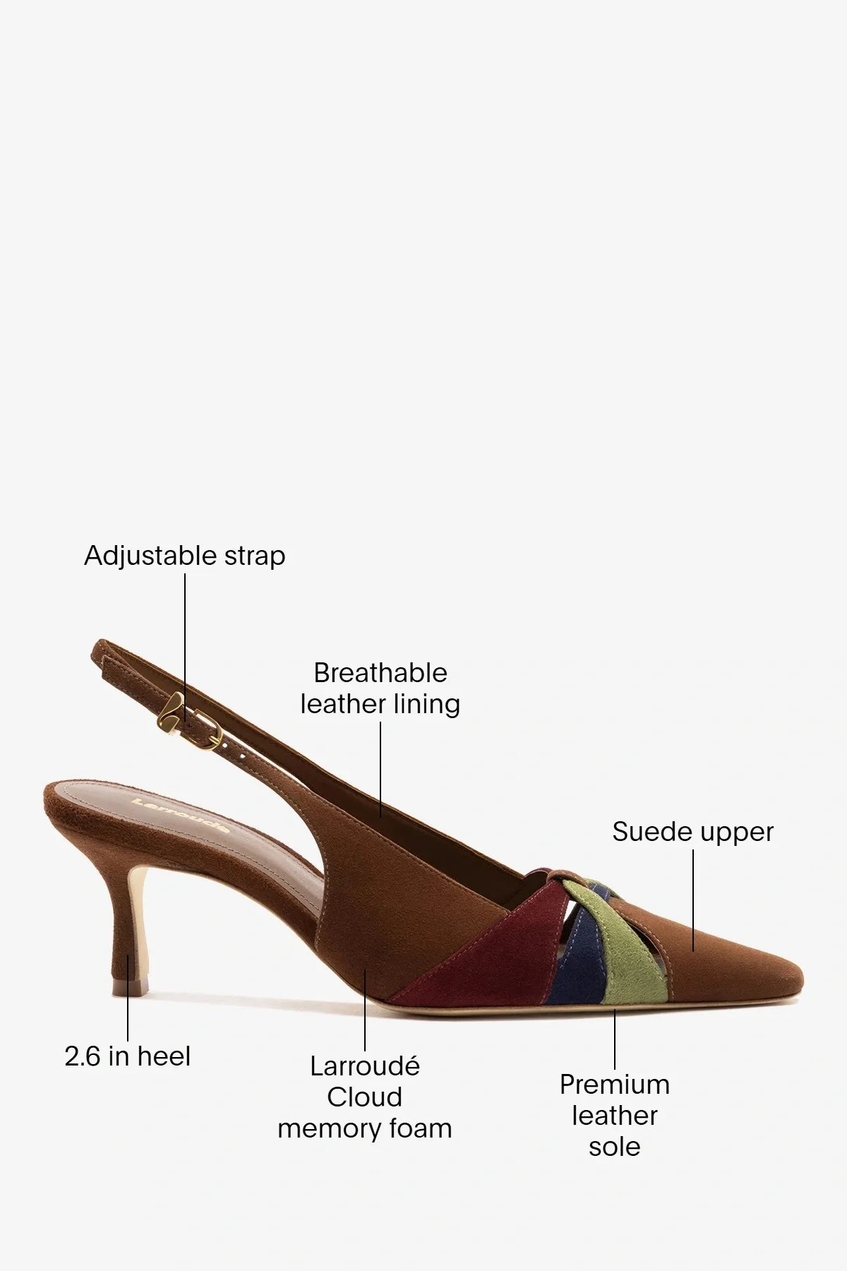 Kirstin Pump Burnt Umber Suede
