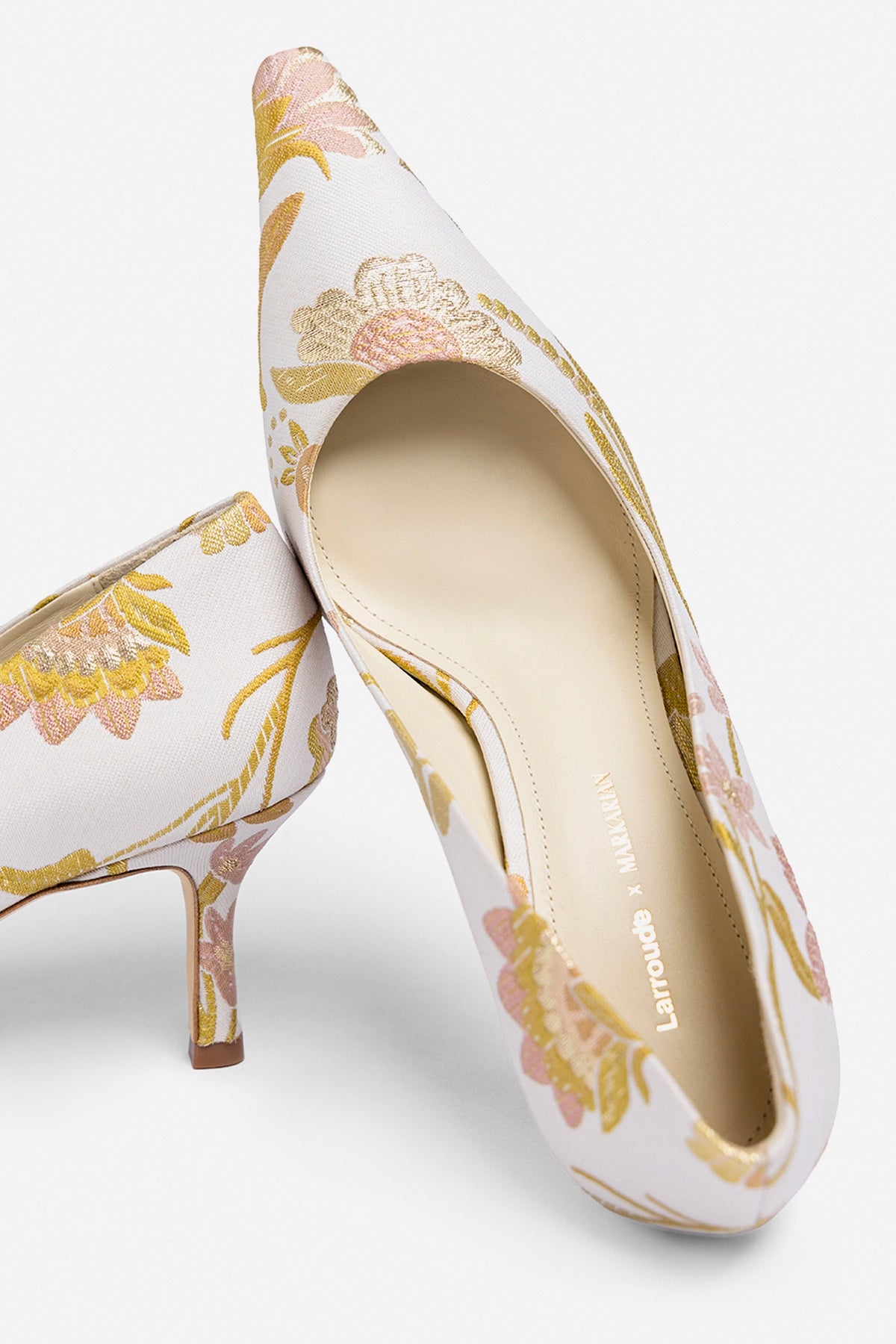 Larroudé by Markarian: Pump Mist Floral Brocade