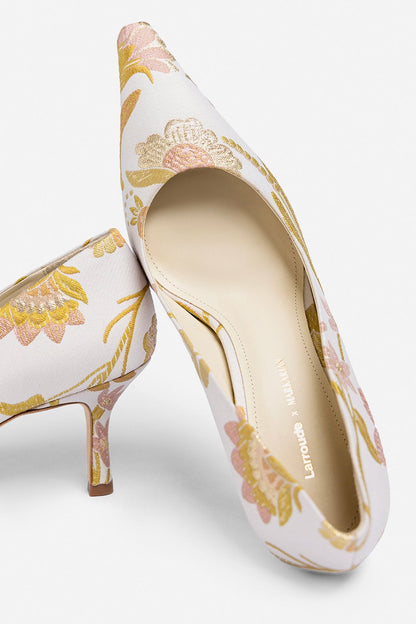 Larroudé by Markarian: Pump Mist Floral Brocade