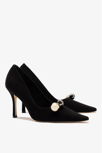 Larroudé x CPPXO Pump In Black Denim