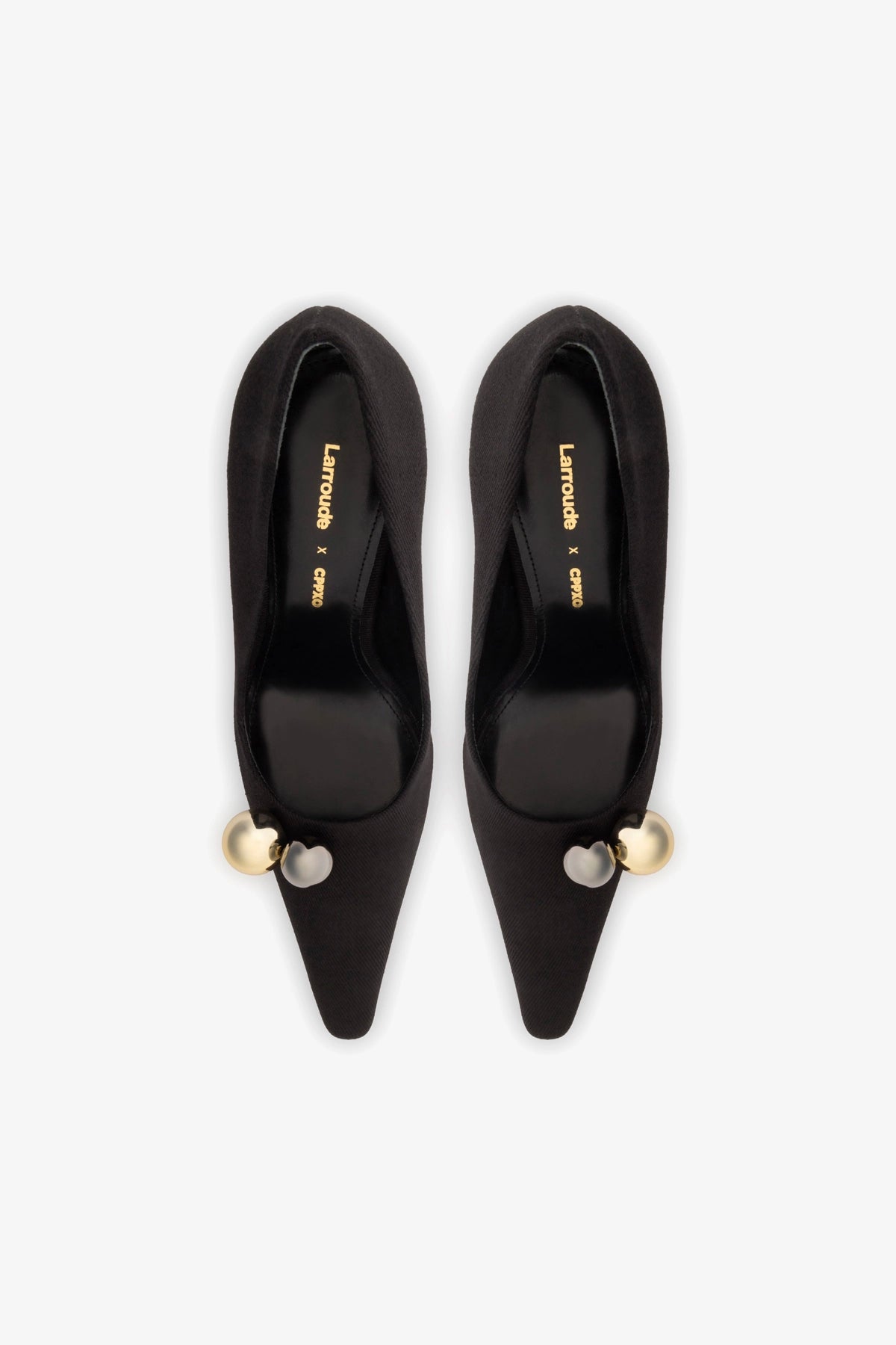 Larroudé x CPPXO Pump In Black Denim