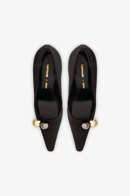 Larroudé x CPPXO Pump In Black Denim