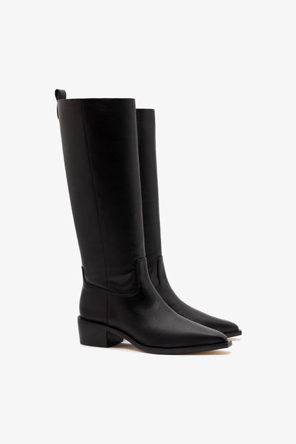 Florencia Boot In Black Leather