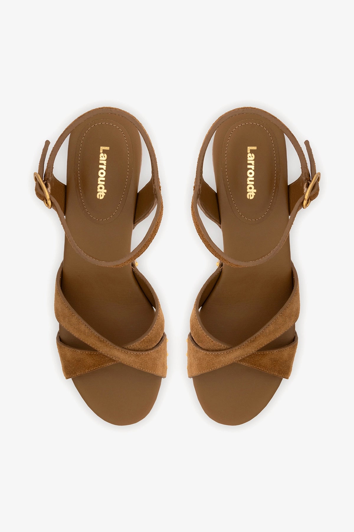 Talitha Sandal In Russet Suede