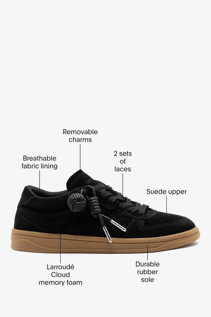 George Sneaker Black Suede