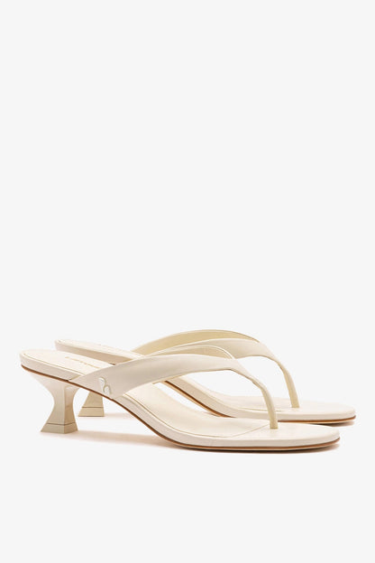 Gaia Low In Ivory Leather