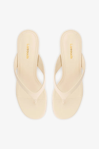 Gaia Low In Ivory Leather
