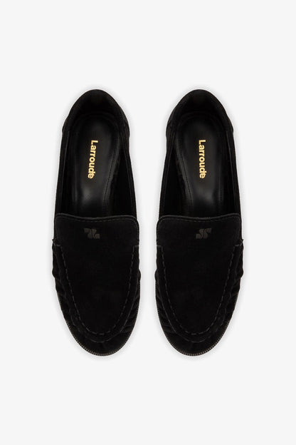 Margaux Loafer In Black Suede