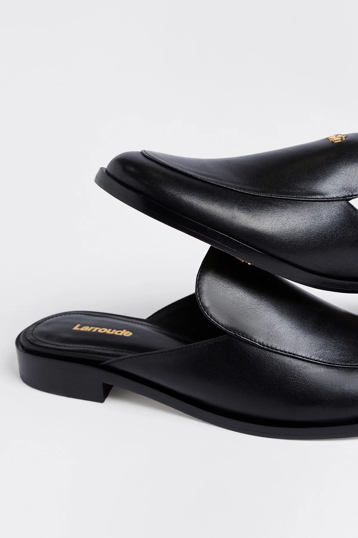 Margaux Mule Black Leather