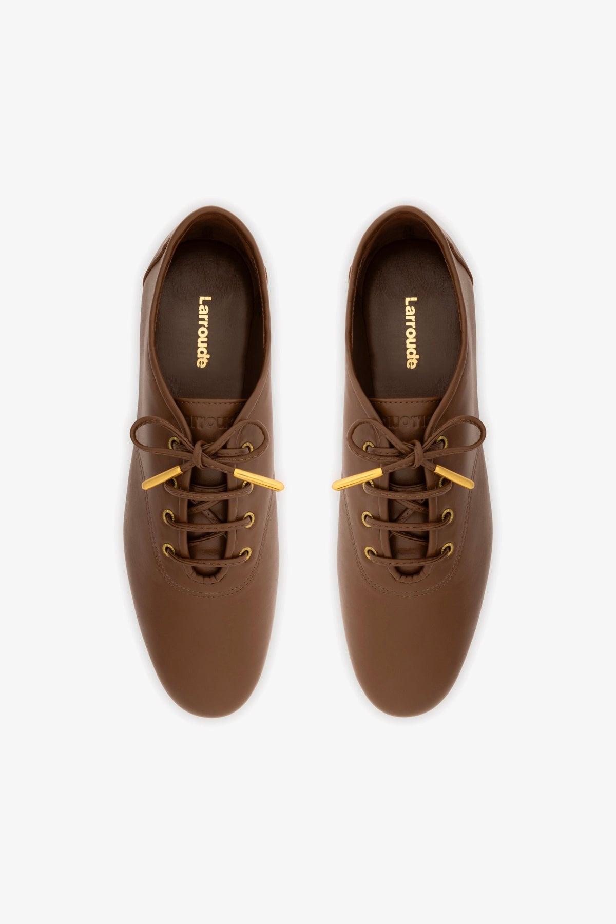 Liza Sneaker In Burnt Umber Leather