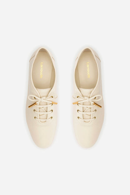 Liza Sneaker In Ivory Leather