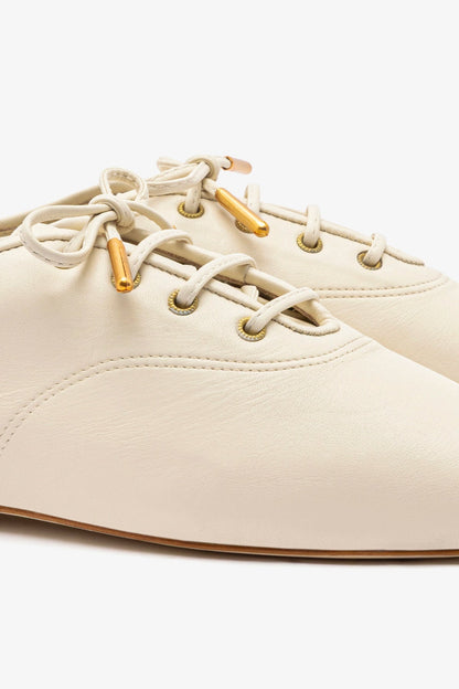 Liza Sneaker In Ivory Leather