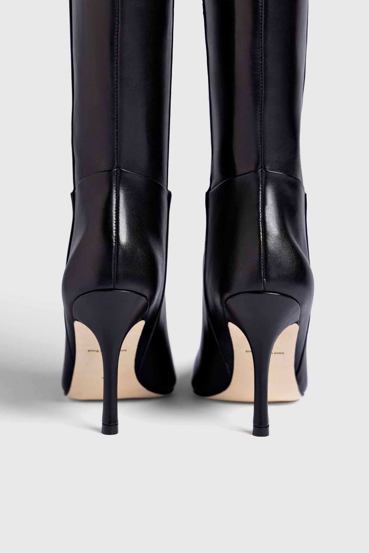 Carine Boot In Black Leather