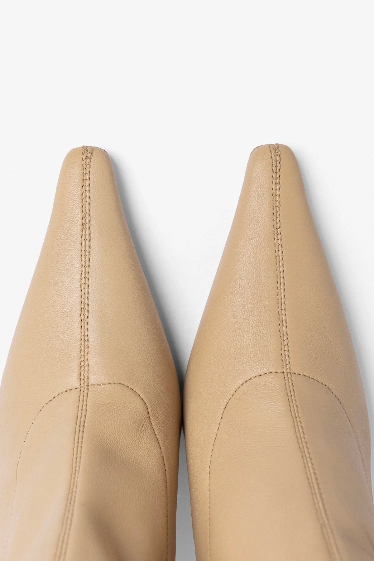 Mini Carine Boot Beige Stretch Leather