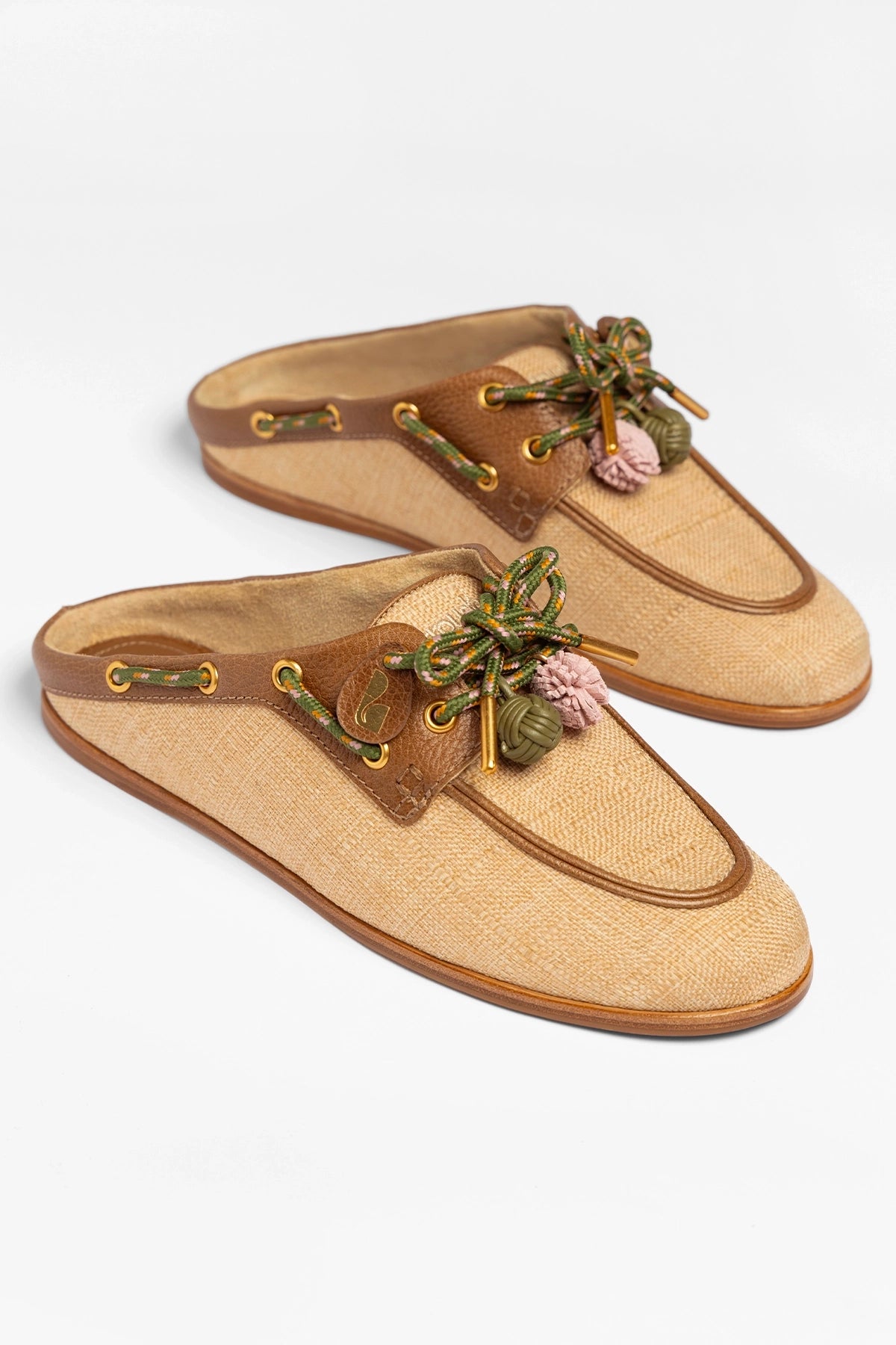 Cyprus Mule Beige Raffia