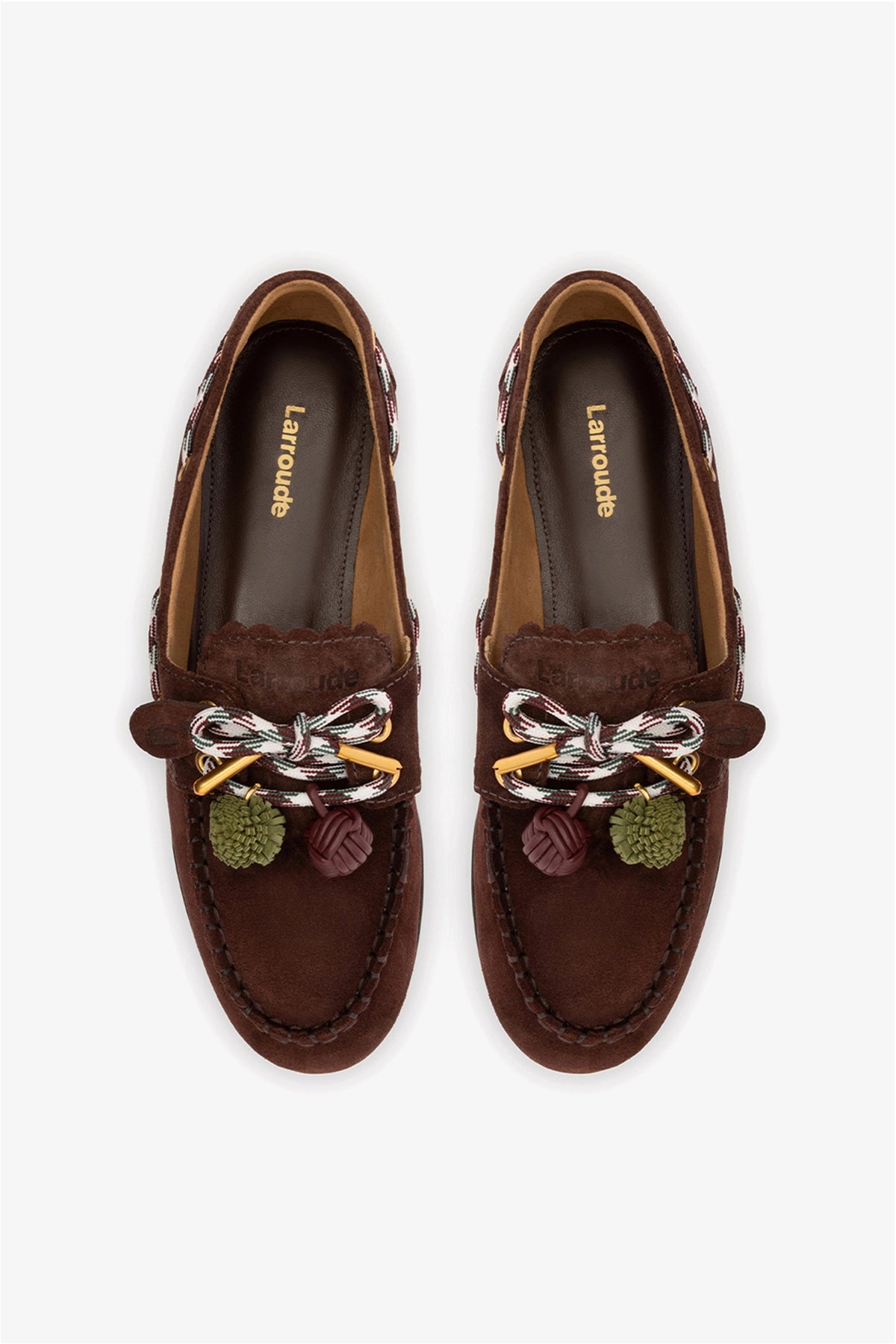 Cyprus Boat Shoe In Brown Suede