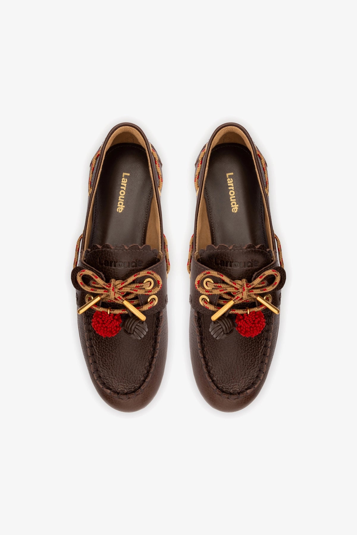 Cyprus Boat Shoe In Brown Leather