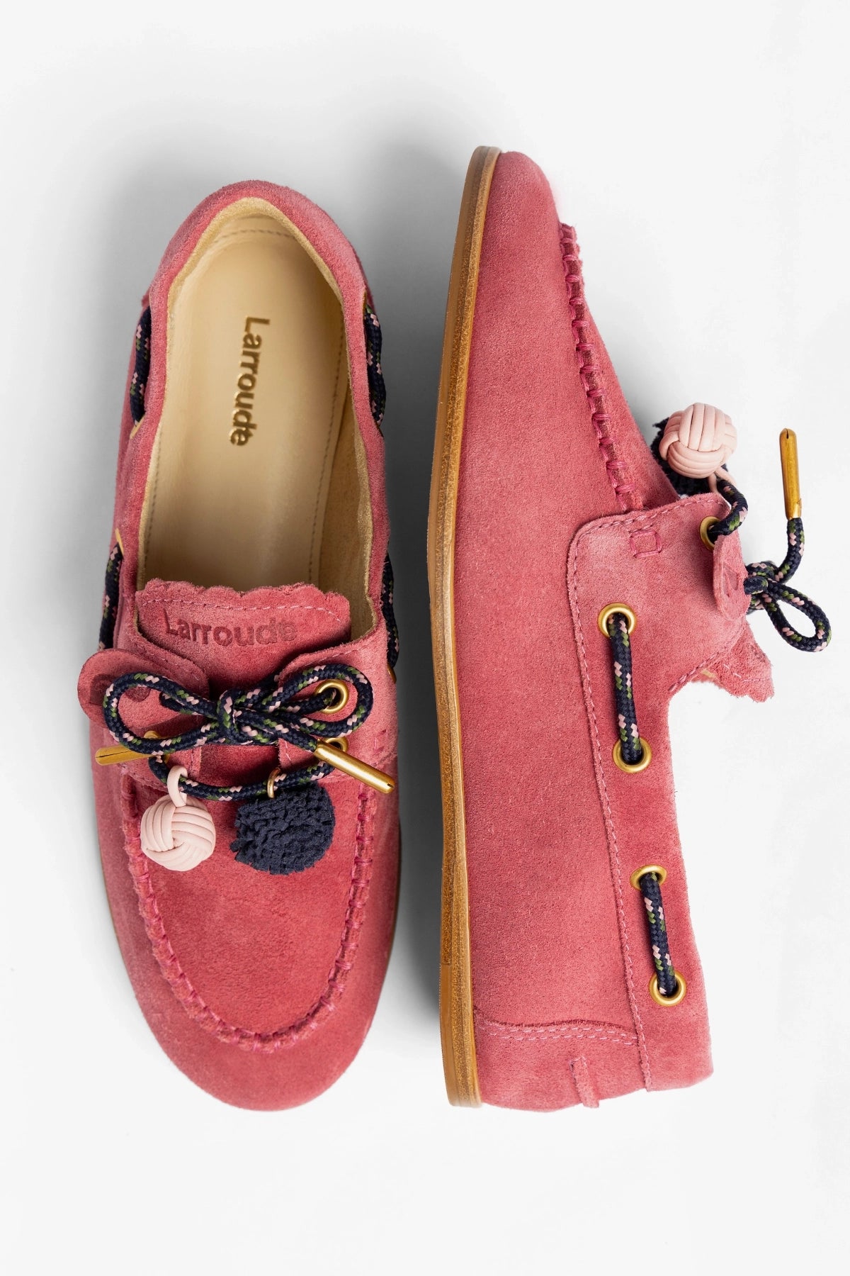 Cyprus Boat Shoe Candy Blush Suede