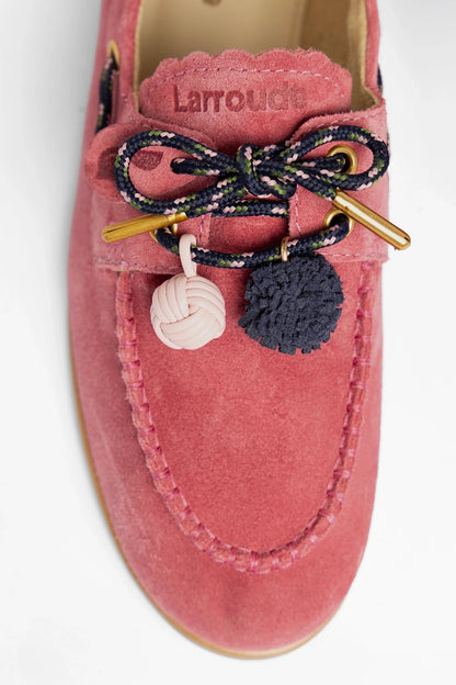 Cyprus Boat Shoe Candy Blush Suede