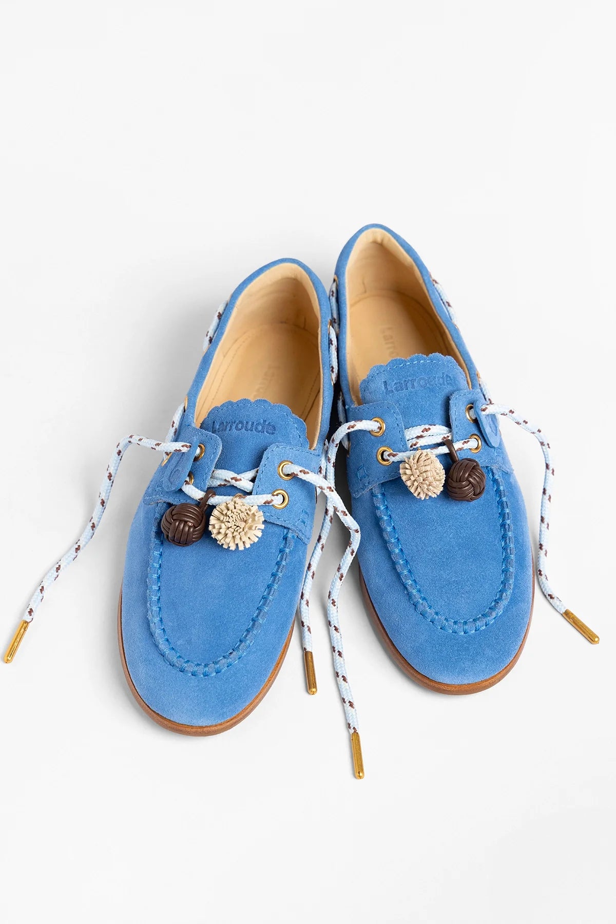 Cyprus Boat Shoe Dodger Blue Suede