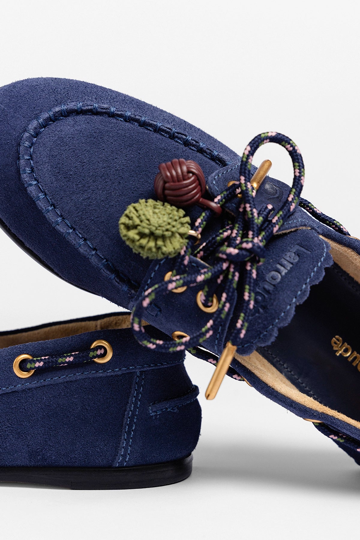 Cyprus Boat Shoe In Navy Suede