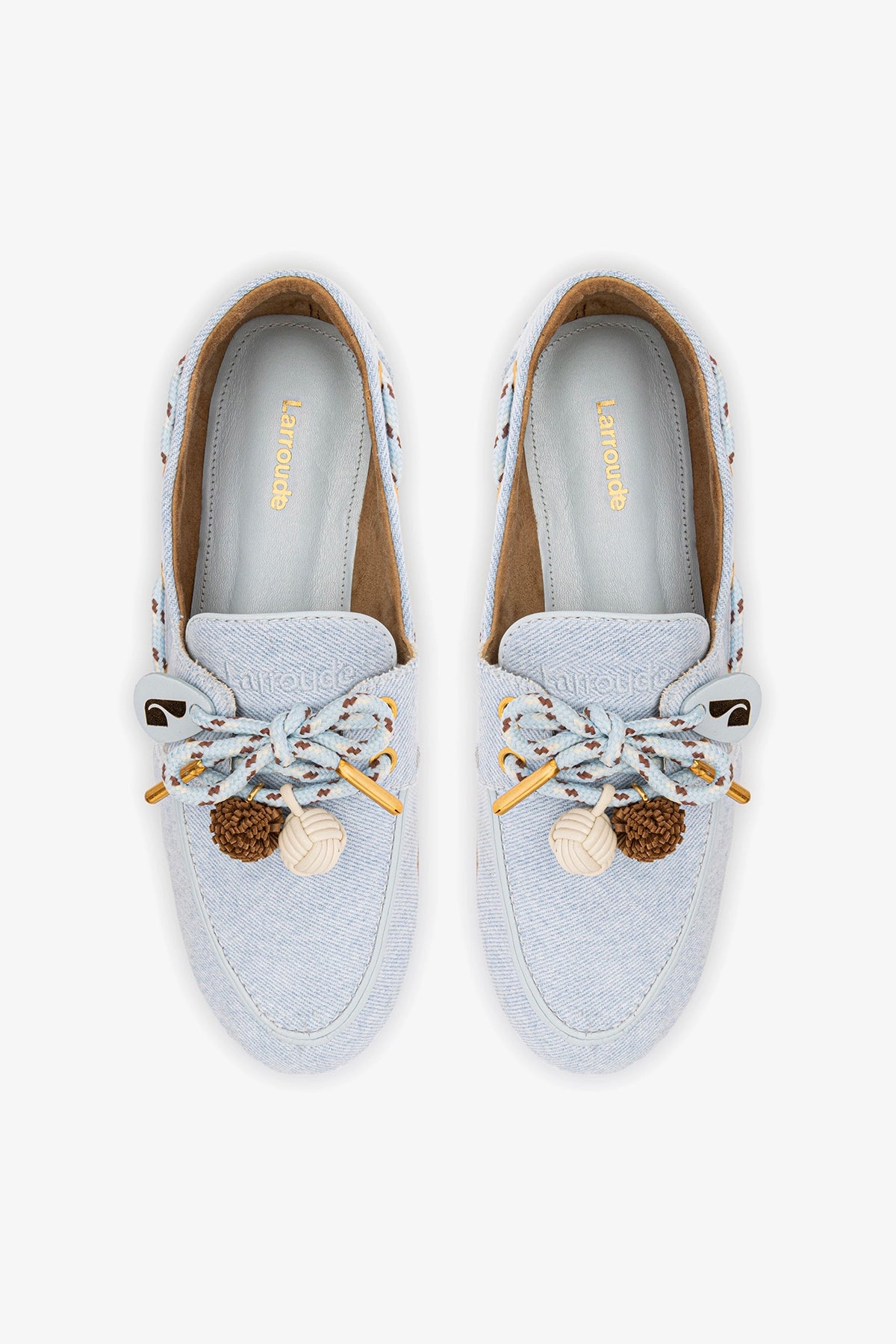 Cyprus Boat Shoe In Maya Denim