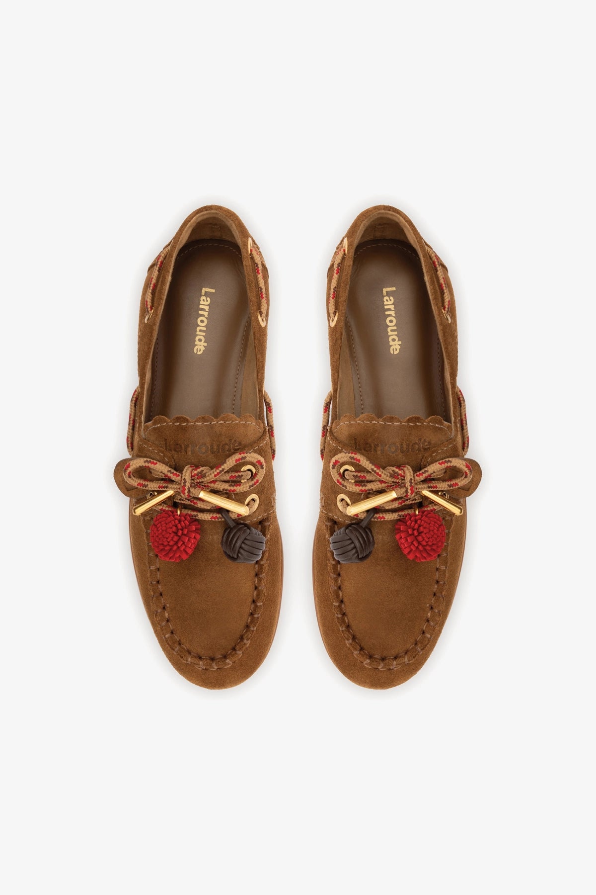 Cyprus Boat Shoe In Russet Suede