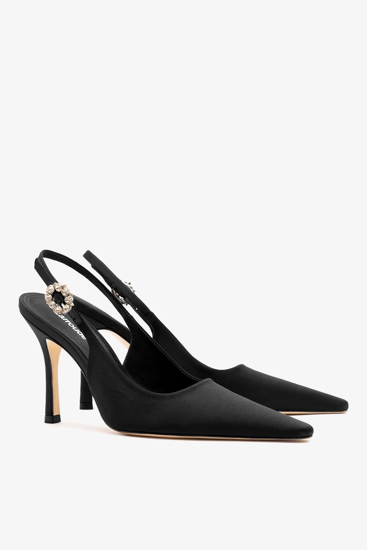 Carine Pump Black Satin