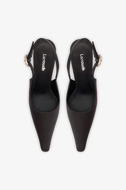 Carine Pump Black Satin