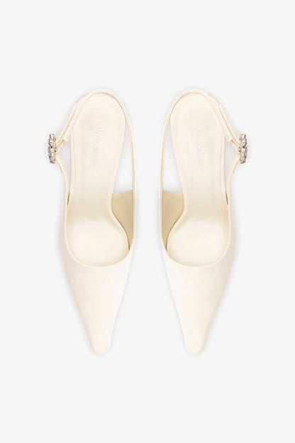 Carine Pump White Satin