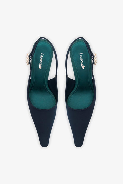 Carine Pump Ocean Satin