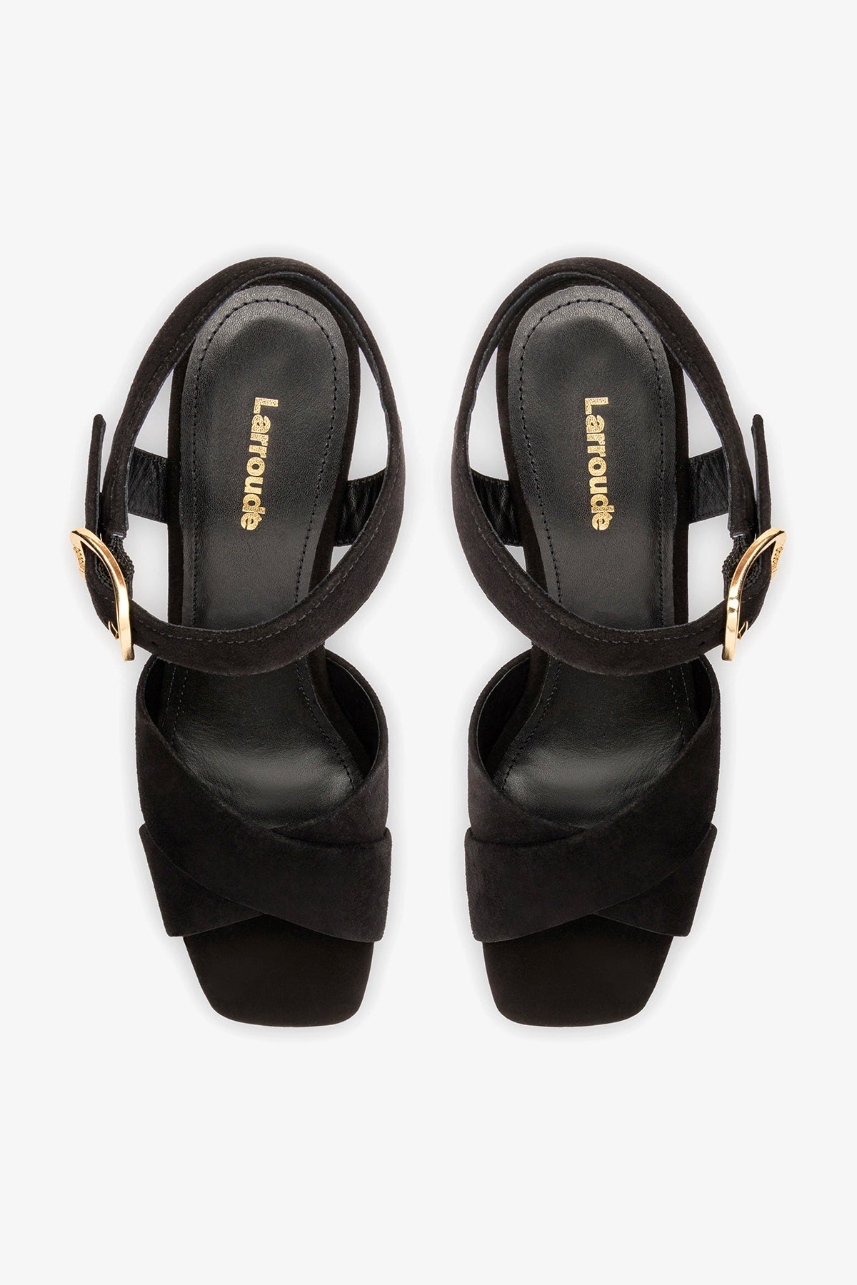 Cher Sandal In Black Leather