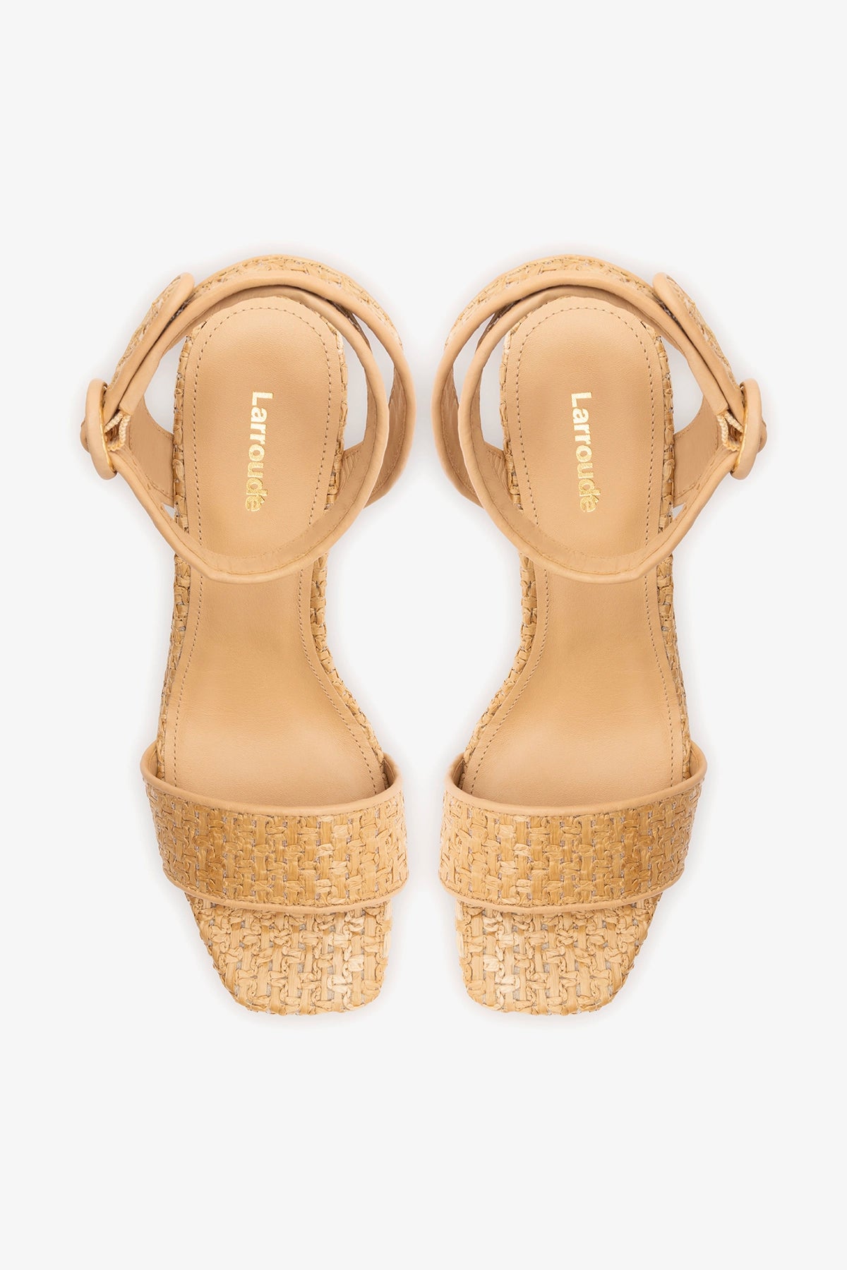 Cher Strap Sandal Natural Raffia