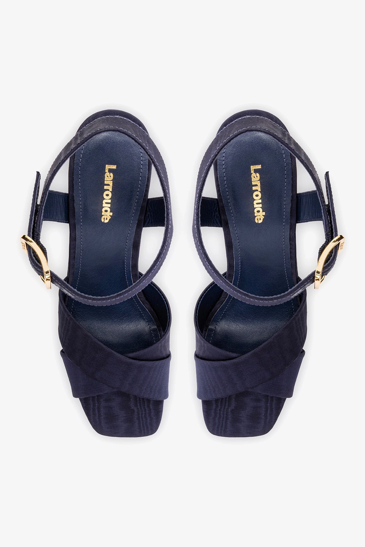 Cher Sandal In Indigo Leather