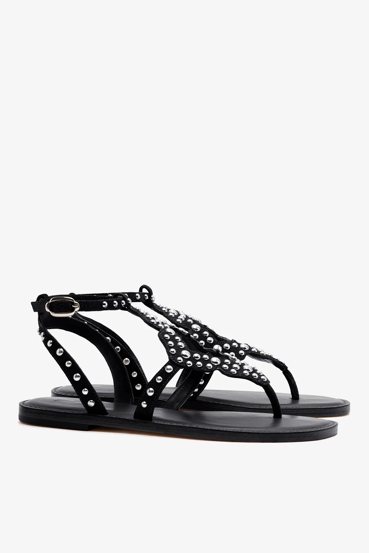 Fiorella Sandal In Black Suede