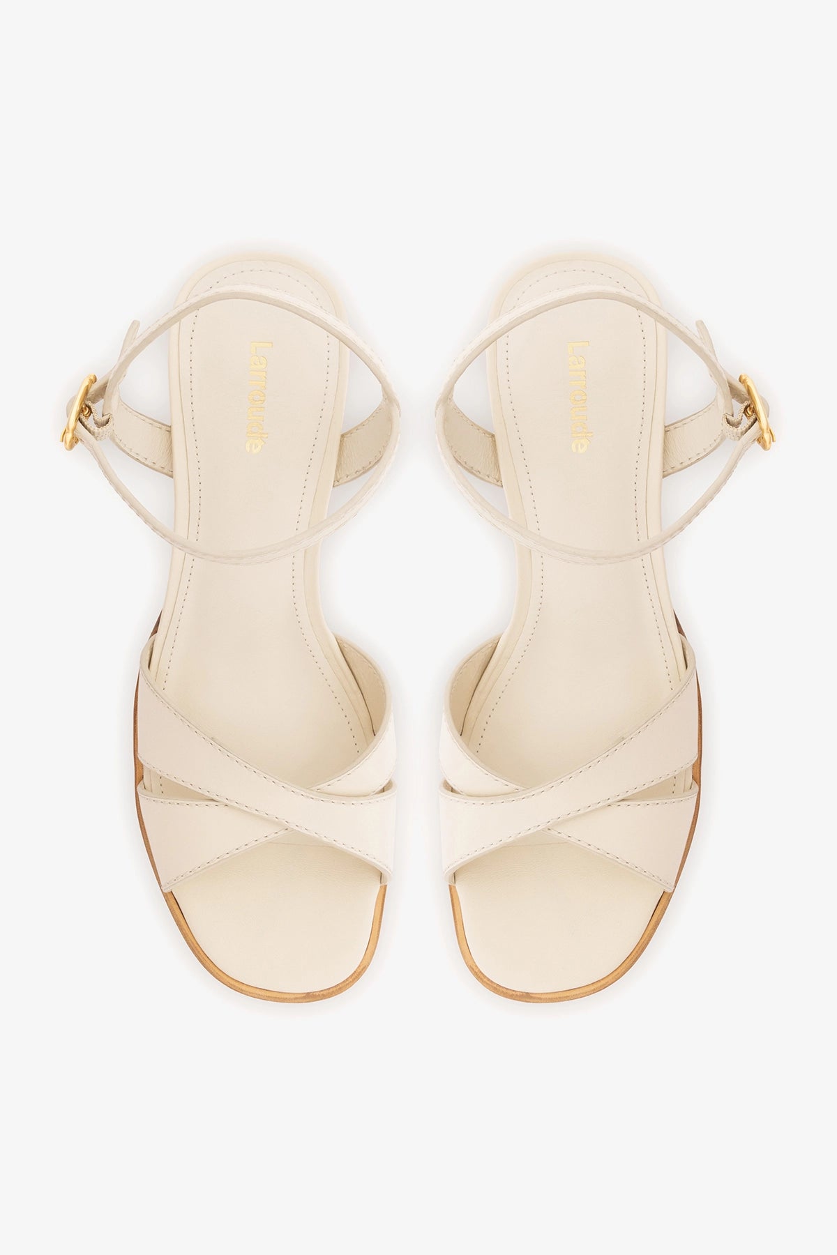 Roma Sandal Ivory Leather