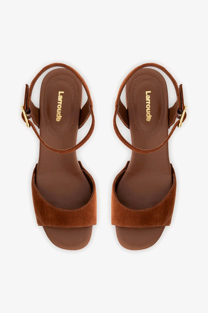 Willow Sandal Burnt Umber Suede